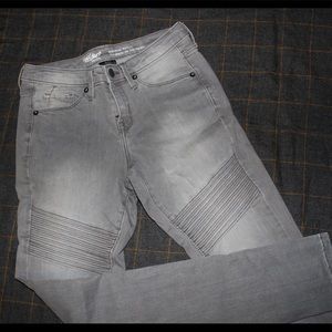 Motorcycle Jeans Grey